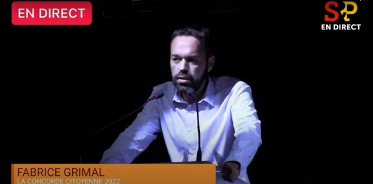 Intervention de Fabrice Grimal au congrès de Solidarité & Progrès